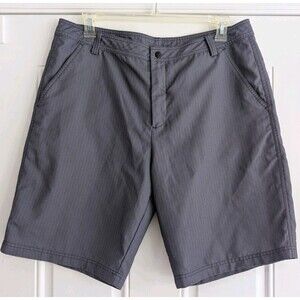 Puma Sports Golf Tech Performance Shorts Men's 38x11 Gray Stripes Athleisure